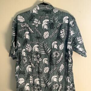 Men's MSU summer shirt by Wes and Willy NWT Size Large